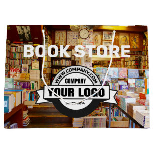 Store upload logo and background large gift bag