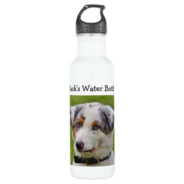 Store Water for your Dog in this Personalised 710 Ml Water Bottle (Front)