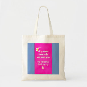 StoreBeaman Stay Calm Coffee Cup Tote Bag