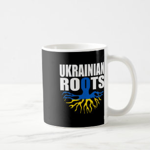 Storecastle Ukraine Roots Ukrainian Flag Gift Prid Coffee Mug