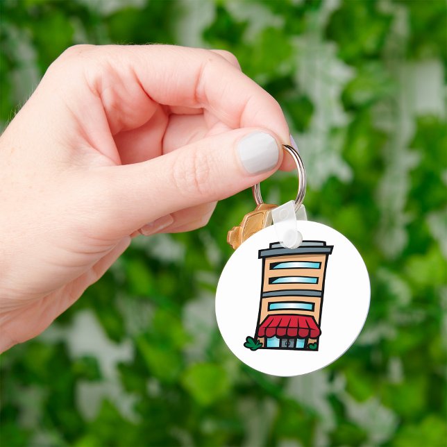 Storefront and Office Building Key Ring (Creator Uploaded)
