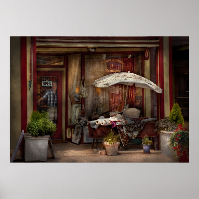Storefront - Frenchtown, NJ - The Boutique Poster (Front)