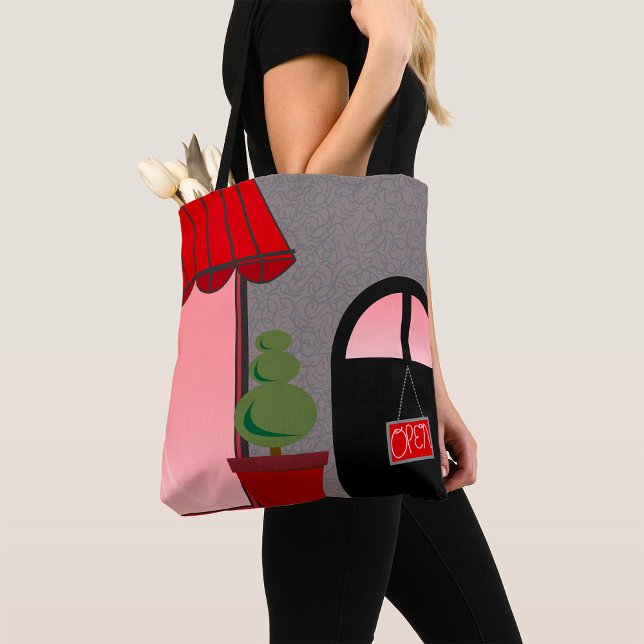 Storefront Open Shop Tote Bag (Creator Uploaded)