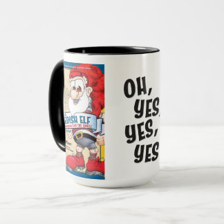 Stories of a Swedish Elf Mug - cover and stickers