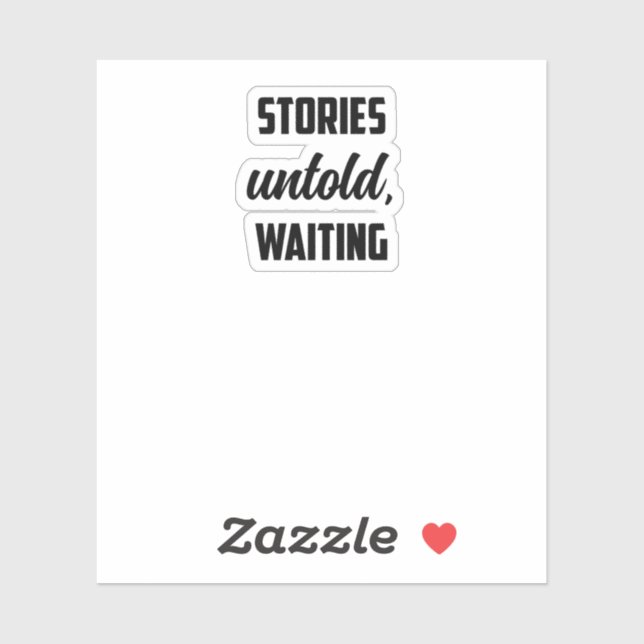 Stories Untold Waiting: Mystery Seeker Curiosity	 (Sheet)