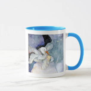 Stork and Baby Mug