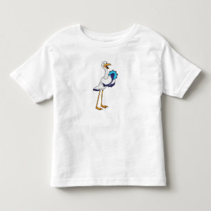 Stork as Musician with Tambourine Toddler T-Shirt