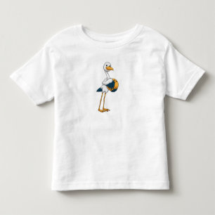 Stork at Bowling with Bowling ball Toddler T-Shirt