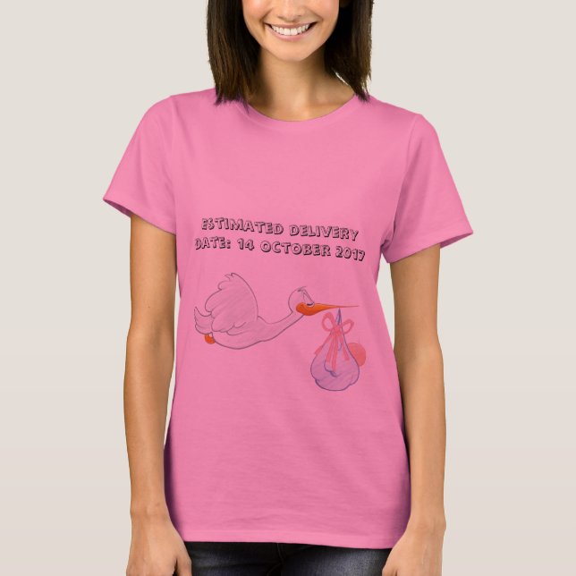 Stork at work T-Shirt (Front)