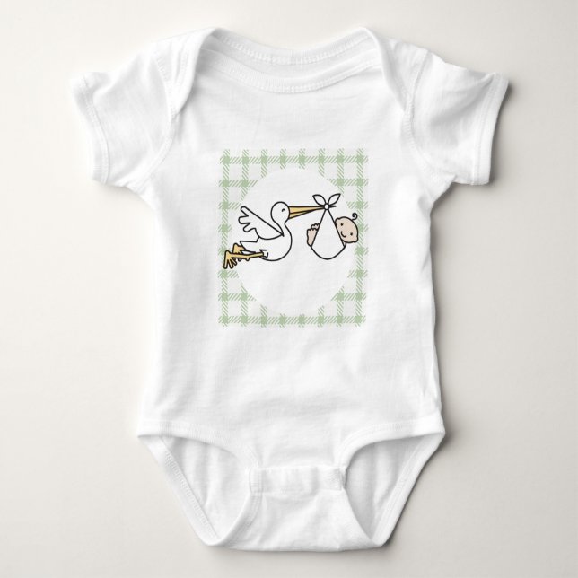 Stork Baby Delivery Bodysuit (Front)