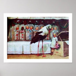 STORK BABY SHOWER 3 POSTER