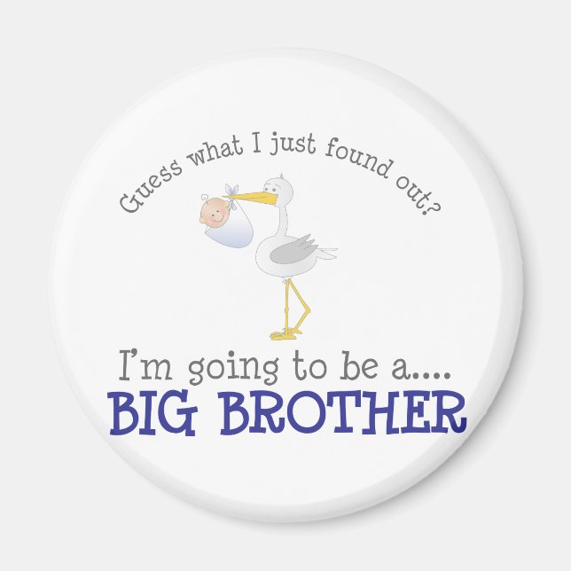 Stork Big Brother Magnet (Front)