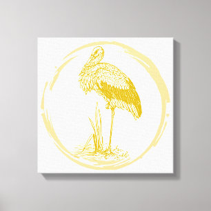Stork Bird Canvas Print