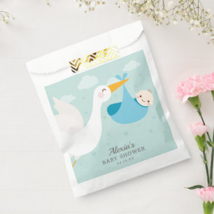 Stork Boy Bundle Baby Shower Favour Bags
