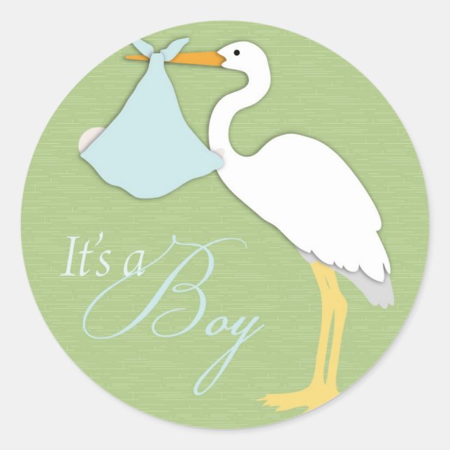 Stork Boy Sticker (Front)