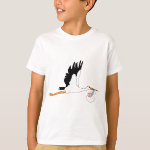 Stork delivering Baby T-Shirt