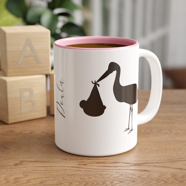 Stork Delivery Baby Nurse Midwife Doula Coffee Mug (Creator Uploaded)