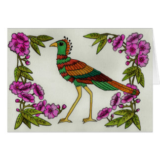 Stork in the Blossoms