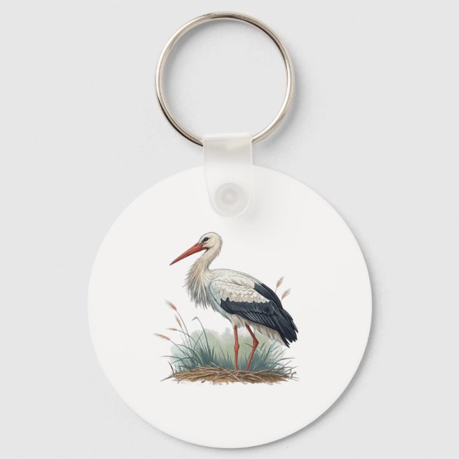 Stork Key Ring (Front)