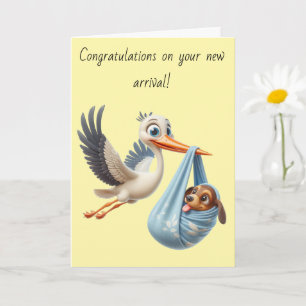 Stork New Arrival Card