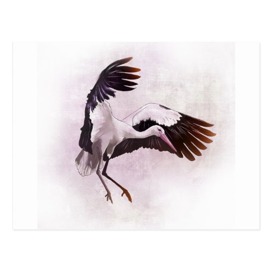 Stork Postcard