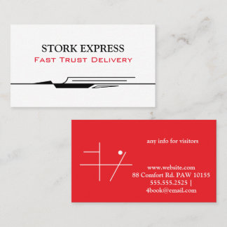 Stork Speed Liner Business Card