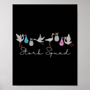 Stork Squad Nurse Labour And Delivery Edition Poster