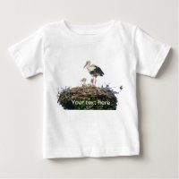 Stork with Young Baby T-Shirt