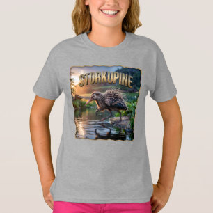 Storkupine Photographic – Stork Porcupine Funny T-Shirt
