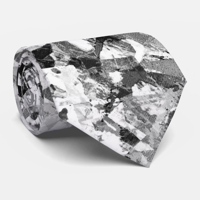 Storm Abstract Tie (Rolled)