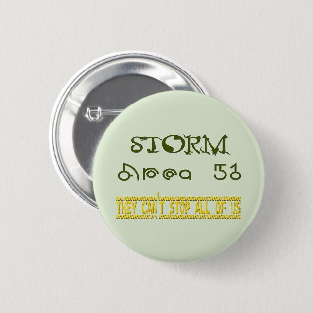 Storm Area 51 6 Cm Round Badge (Front & Back)