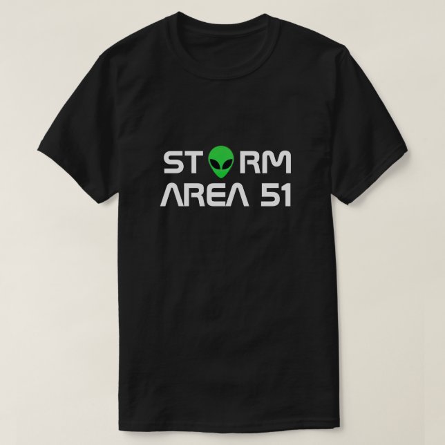 STORM AREA 51 ALIEN DESIGN T-Shirt (Design Front)