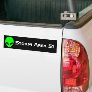 Storm Area 51 Bumper Sticker