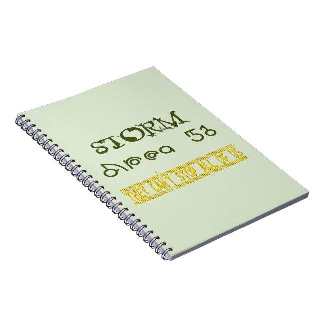 Storm Area 51 Notebook (Right Side)