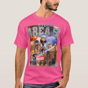 Storm Area 51 With Ufo'S Alien'S T-Shirt