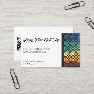 Storm at Sea Quilt Fully Customisable Biz Cards