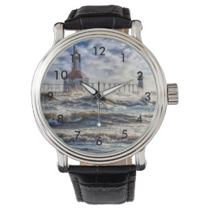 Storm At St Joseph Lighthouse Watch