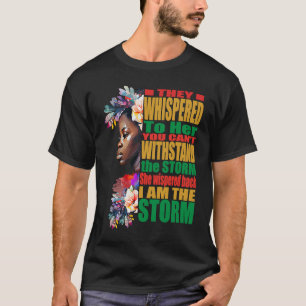 Storm BLM Black African Pride Black History Month T-Shirt