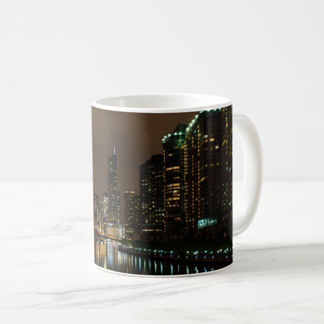 Storm Brewing Over Chicago Coffee Mug (Front Right)