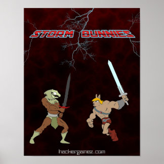Storm Bunnies Poster