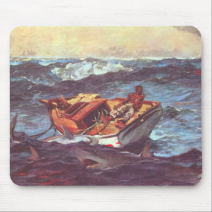 Storm by Winslow Homer Mouse Mat