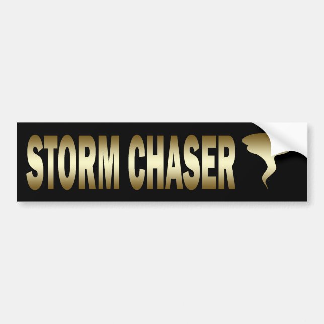 STORM CHASER BUMPER STICKER (Front)