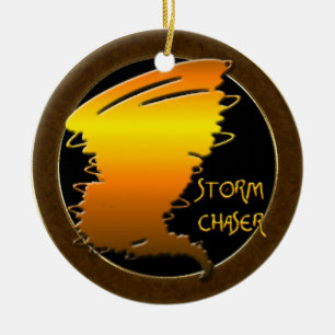 Storm Chaser Ceramic Tree Decoration