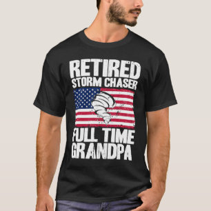 Storm Chaser Hurricane Meteorology Retired Storm C T-Shirt