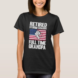 Storm Chaser Hurricane Meteorology Retired Storm C T-Shirt