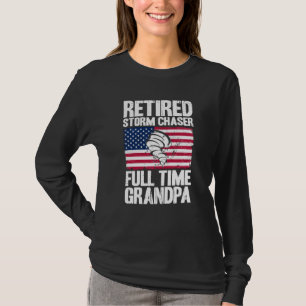 Storm Chaser Hurricane Meteorology Retired Storm C T-Shirt