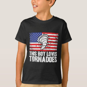 Storm Chaser Hurricane Meteorology This Boy Loves  T-Shirt