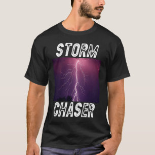 Storm Chaser Lightning Weather Image T-Shirt