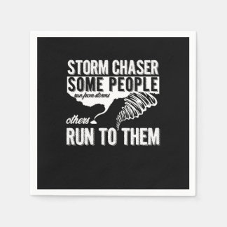 Storm Chaser Tornado Chasing Hurricane Wind Gift Napkin