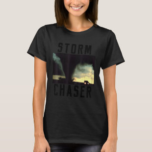 Storm Chaser Tornado Picture Weather Meteorologist T-Shirt